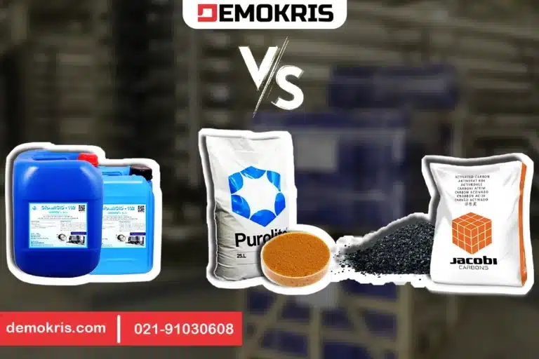 نقش آنتی اسکالانت، رزین کاتیونی و کربن فعال در تصفیه آب