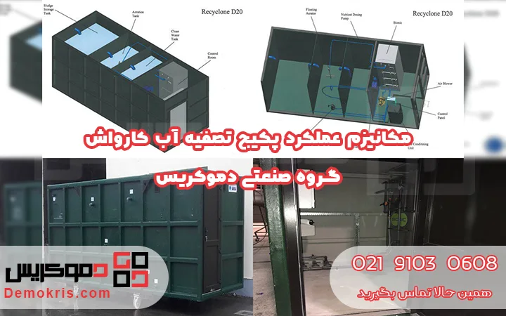 مکانیزم عملکرد پکیج تصفیه آب کارواش - دموکریس