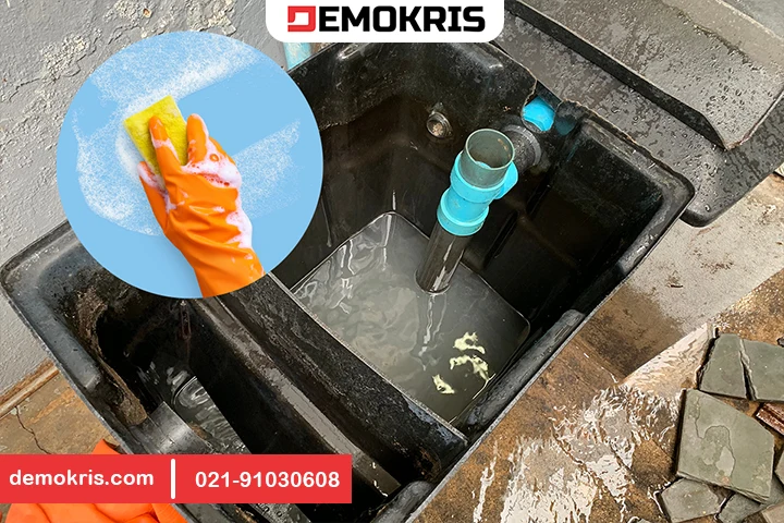 تمیز کردن چربی گیر پلی اتیلن 