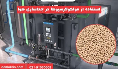 استفاده از مولکولارسیوها در جداسازی هوا - دموکریس