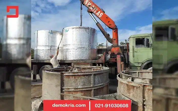 نحوه اجرای سپتیک تانک بتنی - دموکریس
