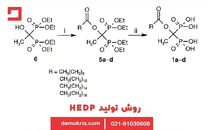 اتیدرونیک اسید Hedp 3 روش تولید HEDP - دموکریس