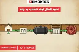نحوه اتصال لوله فاضلاب به چاه - دموکریس