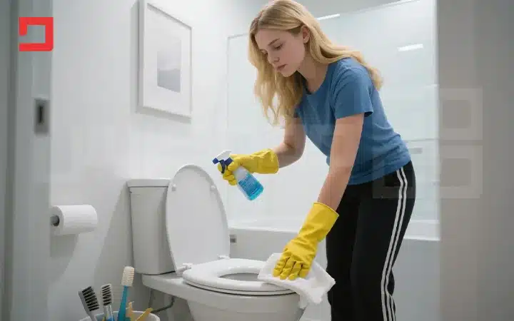 رفع بوی بد توالت فرنگی - دموکریس